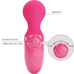 PRETTY LOVE - MAGENTA MINI PERSÖNLICHES MASSAGER – Produktansicht 7