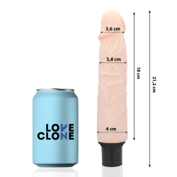 LOVECLONE - FINN SELBSTSCHMIERENDER VIBRATOR 21.2 CM -O- 3.8 CM – Produktansicht 2