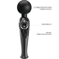 PRETTY LOVE - SKYLER VIBRATOR STAB SCHWARZ – Produktansicht 7