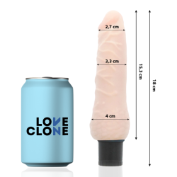 LOVECLONE - SVEN SELBSTSCHMIERENDER VIBRATOR 18.5 CM -O- 3.3 CM – Produktansicht 2