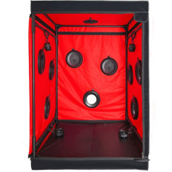 SECRET DOME - KINK CLUB CABIN SCANDALE SCHWARZ & ROT – Produktansicht 11