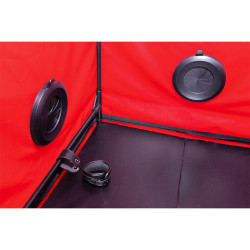 SECRET DOME - KINK CLUB CABIN SCANDALE SCHWARZ & ROT – Produktansicht 14