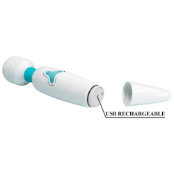 PRETTY LOVE - CLOUD WAND VIBRATOR 7 VIBRATIONEN WEISS – Produktansicht 8
