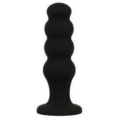 BLACK&SILVER - SCOTT PREMIUM SILIKON ANALPLUG SCHWARZ – Produktansicht 2