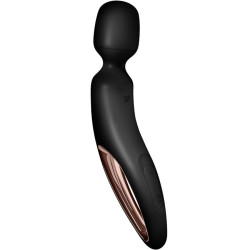 SATISFYER - WAND ERLAND VIBRIERENDES MASSAGER SCHWARZ – Produktansicht 3