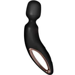 SATISFYER - WAND ERLAND VIBRIERENDES MASSAGER SCHWARZ – Produktansicht 4