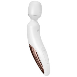 SATISFYER - WAND ERLAND VIBRIERENDES MASSAGER WEISS – Produktansicht 4
