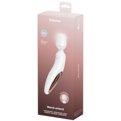 SATISFYER - WAND ERLAND VIBRIERENDES MASSAGER WEISS – Produktansicht 5