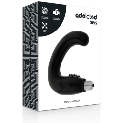 ADDICTED TOYS - ANALMASSAGER SCHWARZ – Produktansicht 3