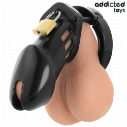 ADDICTED TOYS LOCKED - OBSIDIAN HOLD PENISKÄFIG GRÖSSE M – Produktansicht 3