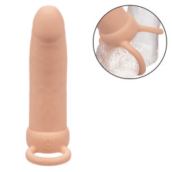 CALEXOTICS - MAXX THICK DUAL PENETRATOR 10 VIBRATIONEN FLEISCH – Produktansicht 3