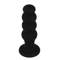 BLACK&SILVER - SCOTT PREMIUM SILIKON ANALPLUG SCHWARZ – Produktansicht 3