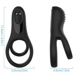 ARMONY - DOPPELRINGVIBRATOR SCHWARZ – D-237948