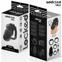 ADDICTED TOYS LOCKED - MINDNIGHT CELL PENIS CAGE GRÖSSE S – Produktansicht 6