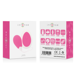 INTENSE - JAN EGG VIBRATOR FERNBEDIENUNG ROSA – Produktansicht 8