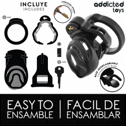 ADDICTED TOYS LOCKED - ETERNAL LOCK PENISKÄFIG 9 CM – Produktansicht 4