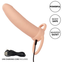 CALEXOTICS - MAXX THICK DUAL PENETRATOR 10 VIBRATIONEN FLEISCH – Produktansicht 10
