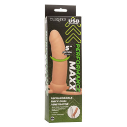 CALEXOTICS - MAXX THICK DUAL PENETRATOR 10 VIBRATIONEN FLEISCH – Produktansicht 11