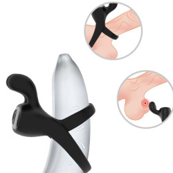 ARMONY - RINGVIBRATOR KANINCHEN SCHWARZ – Produktansicht 2