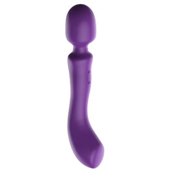 SHE.E.O - DOPPELSEITIGER VIBRATIONS-MASSAGERSTAB LILA – Produktansicht 2