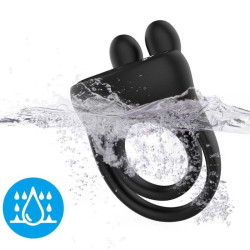 ARMONY - RINGVIBRATOR KANINCHEN SCHWARZ – Produktansicht 3