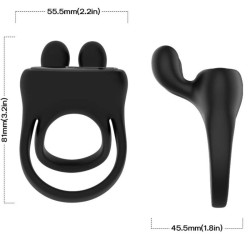 ARMONY - RINGVIBRATOR KANINCHEN SCHWARZ – Produktansicht 4