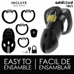 ADDICTED TOYS LOCKED - UNBROKEN DEN PENISKÄFIG 9,8 CM – Produktansicht 4