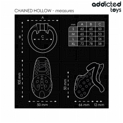 ADDICTED TOYS LOCKED - ANGEKETTETER HOHLPENISKÄFIG 10,5 CM – Produktansicht 5