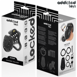 ADDICTED TOYS LOCKED - ANGEKETTETER HOHLPENISKÄFIG 10,5 CM – Produktansicht 6