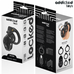 ADDICTED TOYS LOCKED - VERSIEGELTER PENISKÄFIG 8 CM – Produktansicht 6