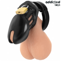 ADDICTED TOYS LOCKED - OBSIDIAN HOLD PENISKÄFIG GRÖSSE S – Produktansicht 3