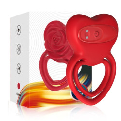 ARMONY - RINGVIBRATOR HERZ ROT – Produktansicht 5