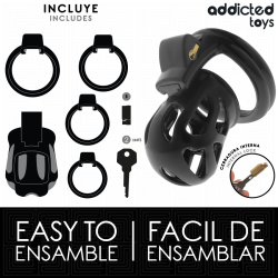 ADDICTED TOYS LOCKED - SILENT KEEP PENISKÄFIG 7,5 CM – Produktansicht 4