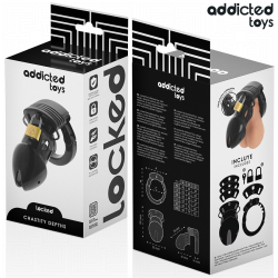 ADDICTED TOYS LOCKED - CHASTITY DEPTHS PENISKÄFIG 7,5 CM – Produktansicht 6