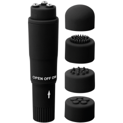 GLOSSY - KURT TASCHENMASSAGER SCHWARZ – Produktansicht 3