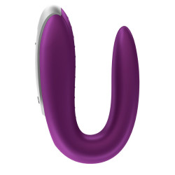 SATISFYER - DOUBLE FUN PARTNER VIBRATOR LILA – Produktansicht 8