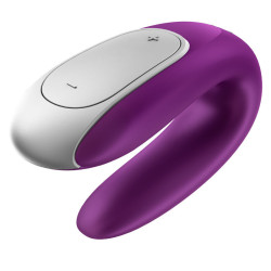 SATISFYER - DOUBLE FUN PARTNER VIBRATOR LILA – Produktansicht 9