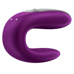 SATISFYER - DOUBLE FUN PARTNER VIBRATOR LILA – Produktansicht 10