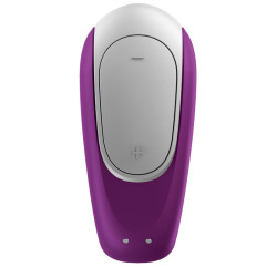SATISFYER - DOUBLE FUN PARTNER VIBRATOR LILA – Produktansicht 11