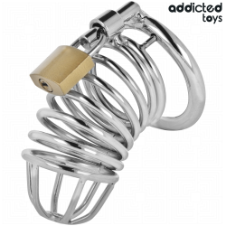 ADDICTED TOYS LOCKED - IRON CELL METALL-PENISKÄFIG 4 CM GRÖSSE S – Produktansicht 2