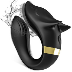 ARMONY - FOX VIBRATOR FÜR PAARE MIT FERNBEDIENUNG SCHWARZ – Produktansicht 2