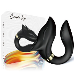 ARMONY - FOX VIBRATOR FÜR PAARE MIT FERNBEDIENUNG SCHWARZ – Produktansicht 4