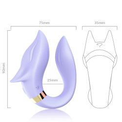 ARMONY - FOX VIBRATOR FÜR PAARE, FERNBEDIENUNG, LILA – Produktansicht 3