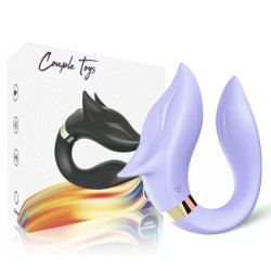ARMONY - FOX VIBRATOR FÜR PAARE, FERNBEDIENUNG, LILA – Produktansicht 4