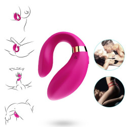 ARMONY - VIBRATOR FÜR PAARE MIT FERNBEDIENUNG FUCHSIA – Produktansicht 2