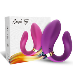 ARMONY - CRESCENT VIBRATOR FÜR PAARE, FERNBEDIENUNG, LILA – Produktansicht 4
