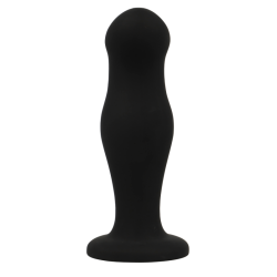 BLACK&SILVER - SEAN PLUG ANAL PREMIUM SILIKON SCHWARZ – Produktansicht 3