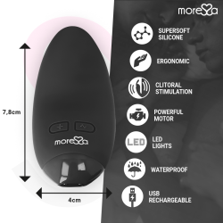 MORESSA - BLOSSOM SCHWARZER VIBRATOR – Produktansicht 4