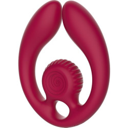 SNAIL VIBE - GIZI DUO PAARSTIMULATOR FERNBEDIENUNG BURGUND – Produktansicht 4