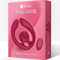 SNAIL VIBE - GIZI DUO PAARSTIMULATOR FERNBEDIENUNG BURGUND – Produktansicht 8